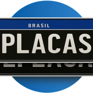 Par de Placas Mercosul | Colecionador