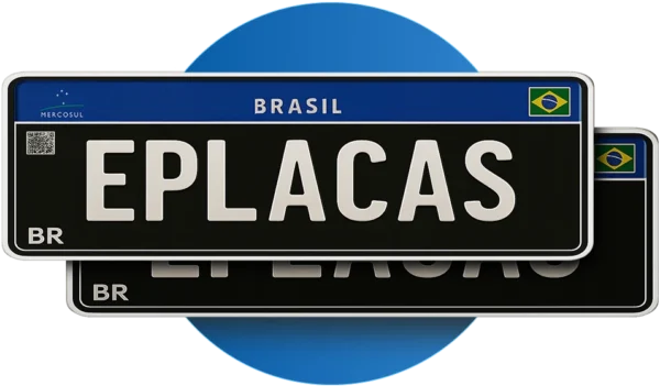 Par de Placas Mercosul | Colecionador